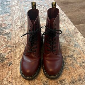 Doc Martens Women’s Clemency Boots- Red
